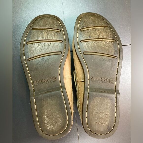 Men’s Sperry Top-siders in Kahaki/Tan, model 0764043, size 8M - Picture 6 of 6